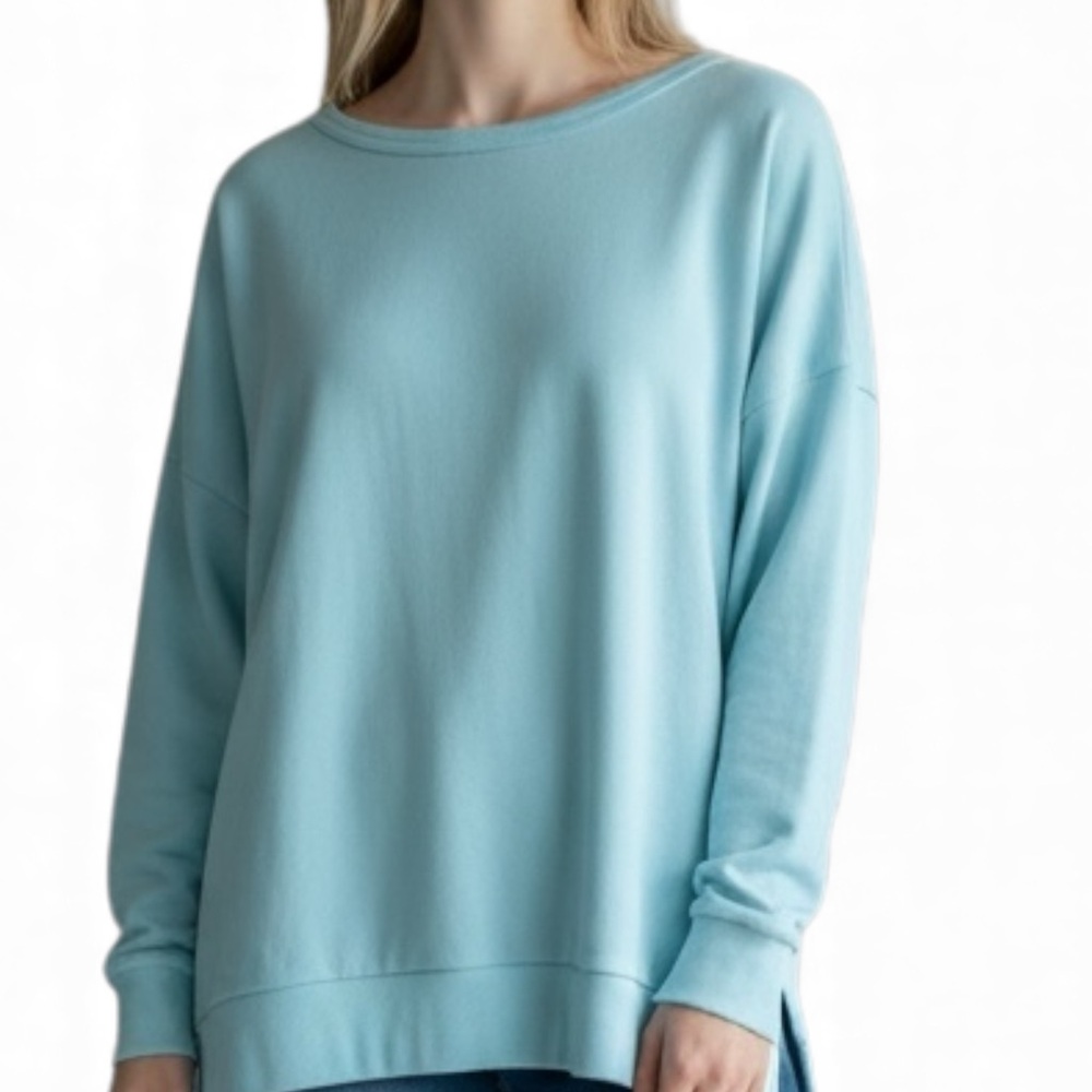 Fila Women’s XXL Light Blue Long-Sleeve Sweatshirt‎ – Side Pockets